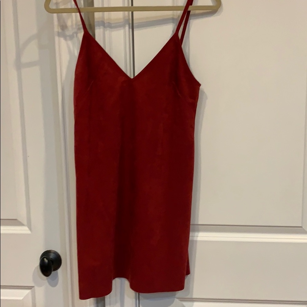 Aritzia suede strap dress. Only worn one time.